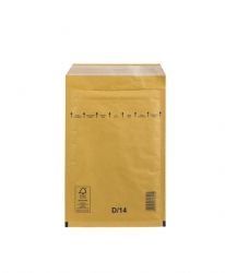 Плик 200х275, Sacboll кафяв с лента и въздушни мехури - D/14