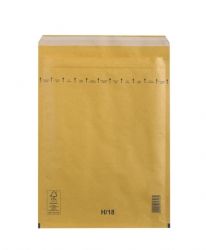 Плик 290х370, Sacboll кафяв с лента и въздушни .мехури - H/18