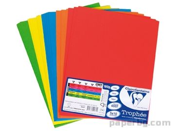 МИКС Trophee - интензивни цветове 5х10, А4, 160 г/м2