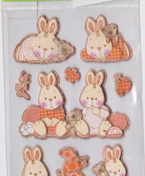 Стикер - Pegatinas Stickers - rabbits